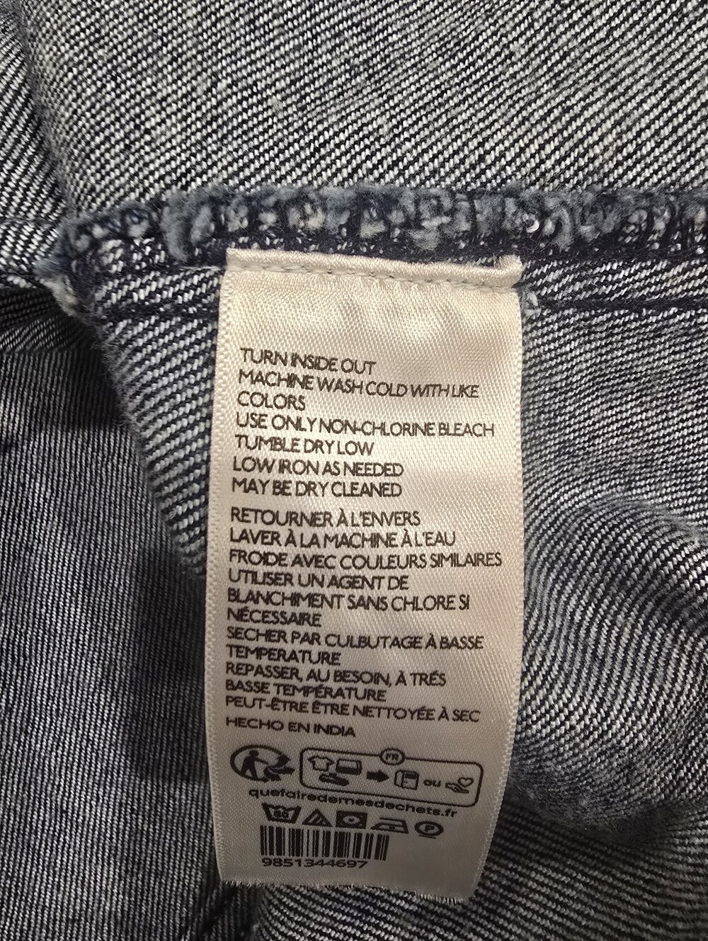 Anthropologie Pilcro Scalloped Denim Buttondown Love Dress MP NWOT Nautical - Picture 12 of 13